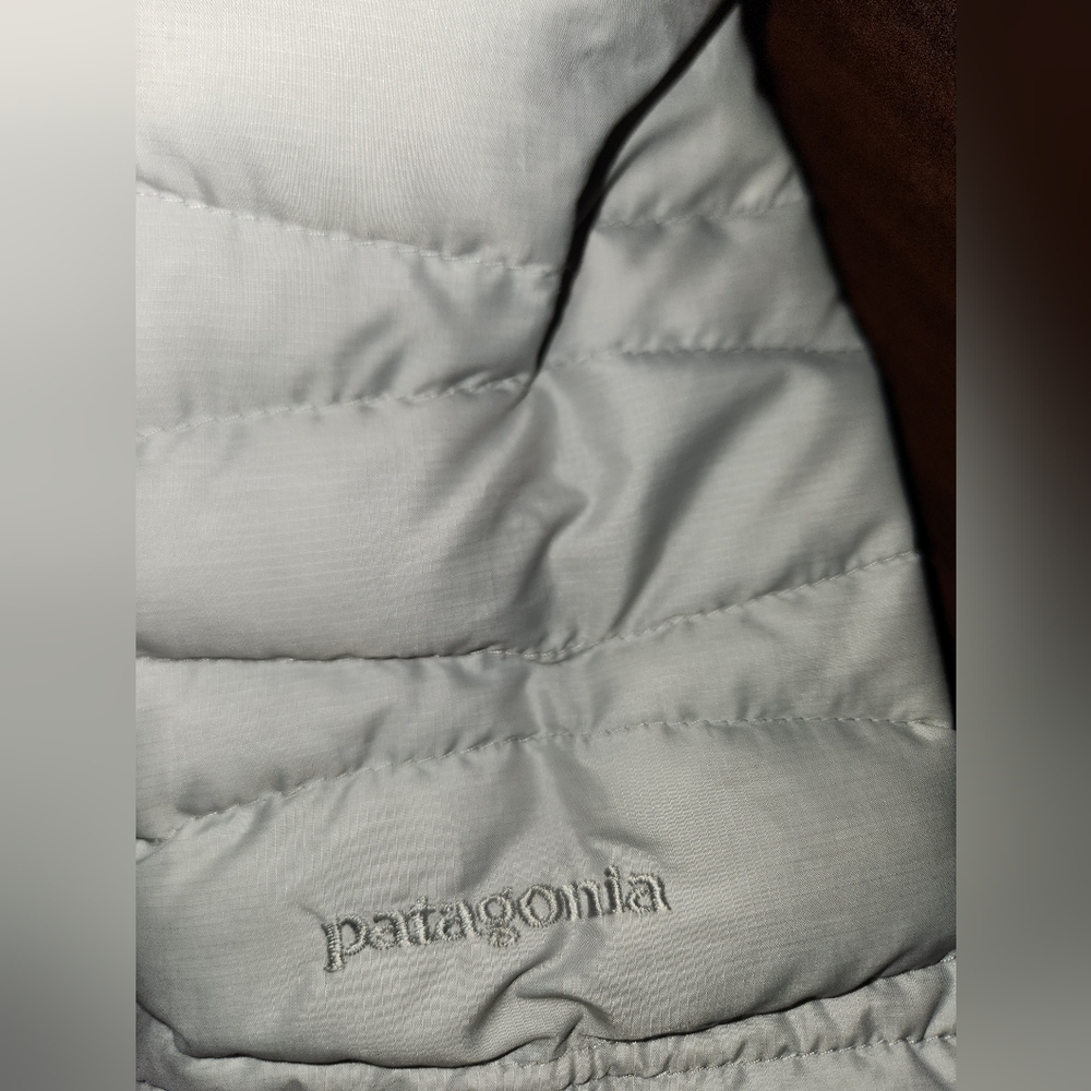 Patagonia Down Parka Women's SZ XL Gray - Picture 6 of 12